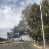 Incendio en el Polígono Guadalhorce