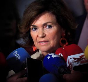 La vicepresidenta del Gobierno, Carmen Calvo La vicepresidenta del Gobierno, Carmen Calvo