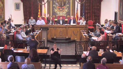 Pleno municipal extraordinario de octubre en el Ayuntamiento de Elche.