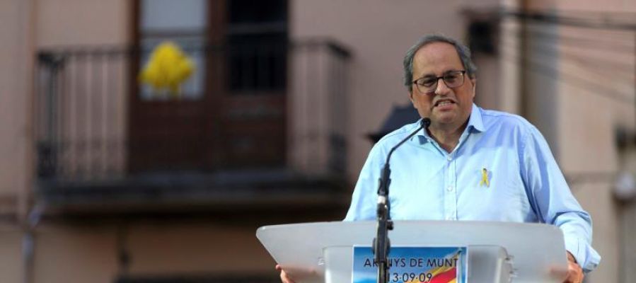 El presidente de la Generalitat, Quim Torra El presidente de la Generalitat, Quim Torra