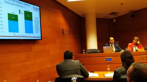 Conseller Hacienda Vicent Soler en les Corts Conseller Hacienda Vicent Soler en les Corts