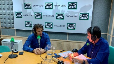 Julen Lopetegui en El Transistor junto a Jos&eacute; Ram&oacute;n de la Morena