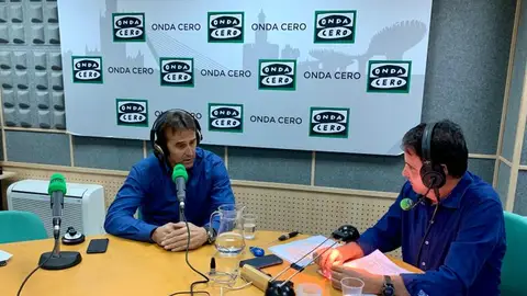 Julen Lopetegui en El Transistor junto a José Ramón de la Morena Julen Lopetegui en El Transistor junto a José Ramón de la Morena