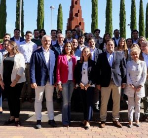 Ana Pastor, junto a dirigentes del PP de Castilla-La Mancha y de Ciudad Real Ana Pastor, junto a dirigentes del PP de Castilla-La Mancha y de Ciudad Real