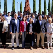 Ana Pastor, junto a dirigentes del PP de Castilla-La Mancha y de Ciudad Real Ana Pastor, junto a dirigentes del PP de Castilla-La Mancha y de Ciudad Real