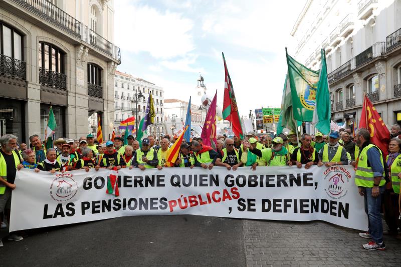 Los motivos por los que los pensionistas convocan una manifestación ante el Congreso Los motivos por los que los pensionistas convocan una manifestación ante el Congreso