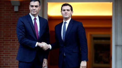 Pedro S&aacute;nchez y Albert Rivera