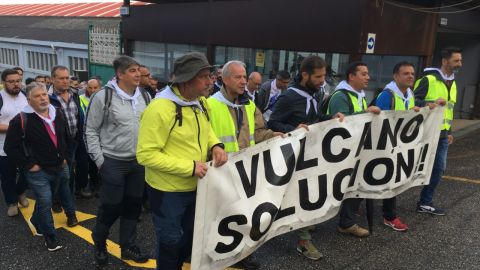 Huelga astilleros Vulcano