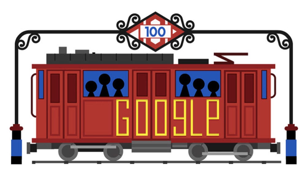 Doodle Google: Aniversario Metro de Madrid