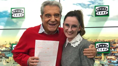 Isabel Lobo y Andrés Pajares en Por fin no es lunes El actor presenta su libro de memorias.