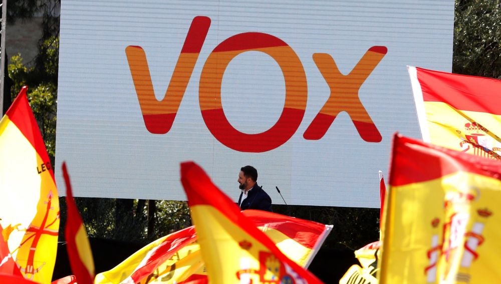 Manifestación de Vox en Colón, Madrid