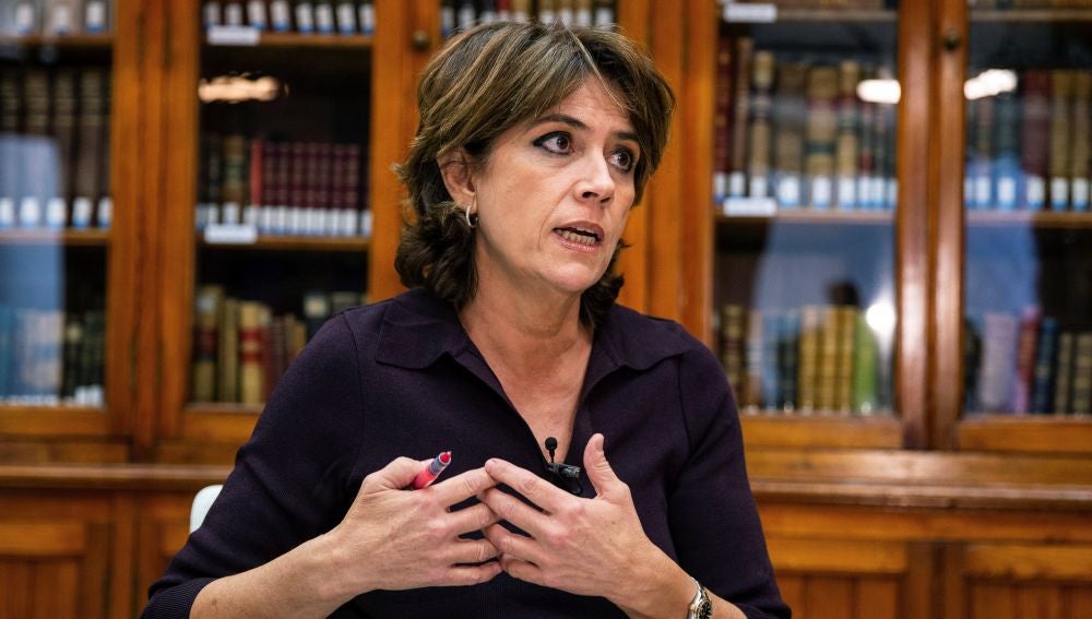 La ministra de Justicia en funciones, Dolores Delgado