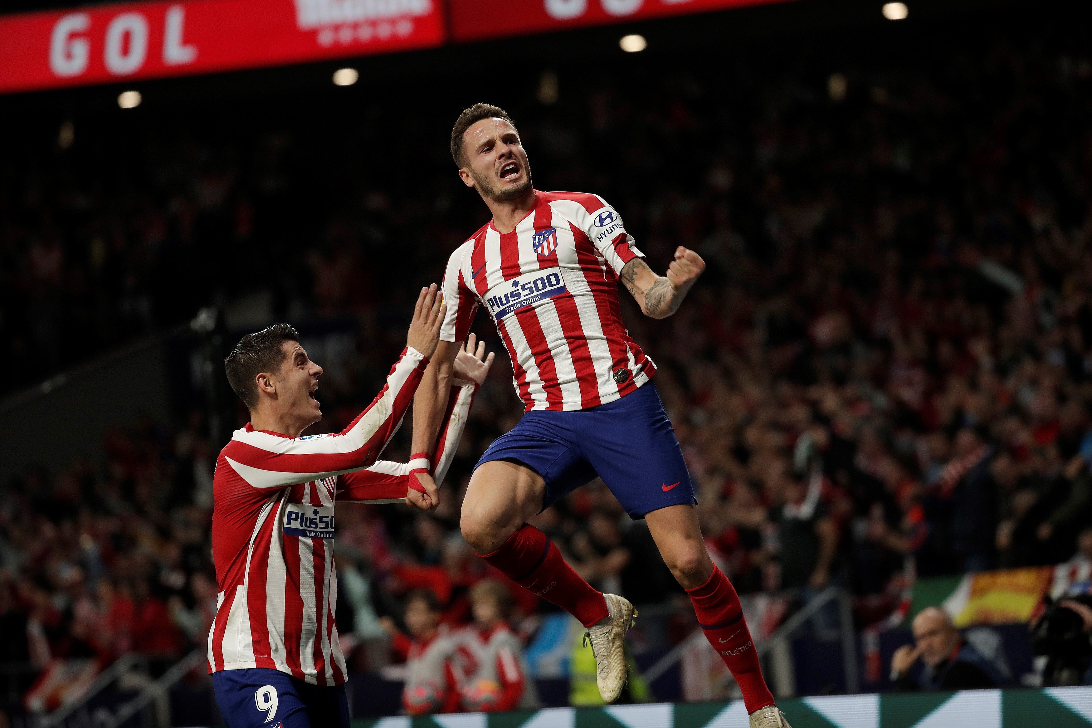 Saúl: "Nos hemos quitado un peso de encima, jugábamos bien sin ganar" Saúl: "Nos hemos quitado un peso de encima, jugábamos bien sin ganar"