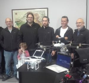 Miembros del nuevo club de vuelo DronBox de Ciudad Real Miembros del nuevo club de vuelo DronBox de Ciudad Real