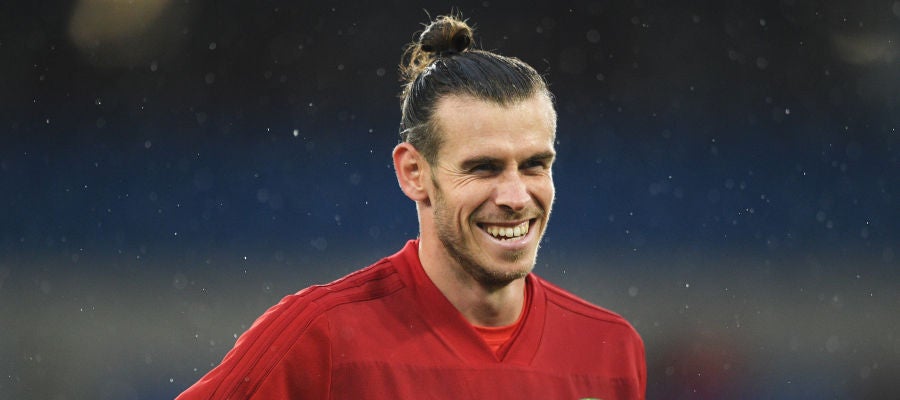 Gareth Bale con la selección de Gales Gareth Bale con la selección de Gales