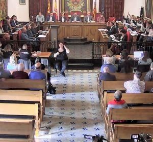 Pleno municipal del mes de octubre en Elche. Pleno municipal del mes de octubre en Elche.