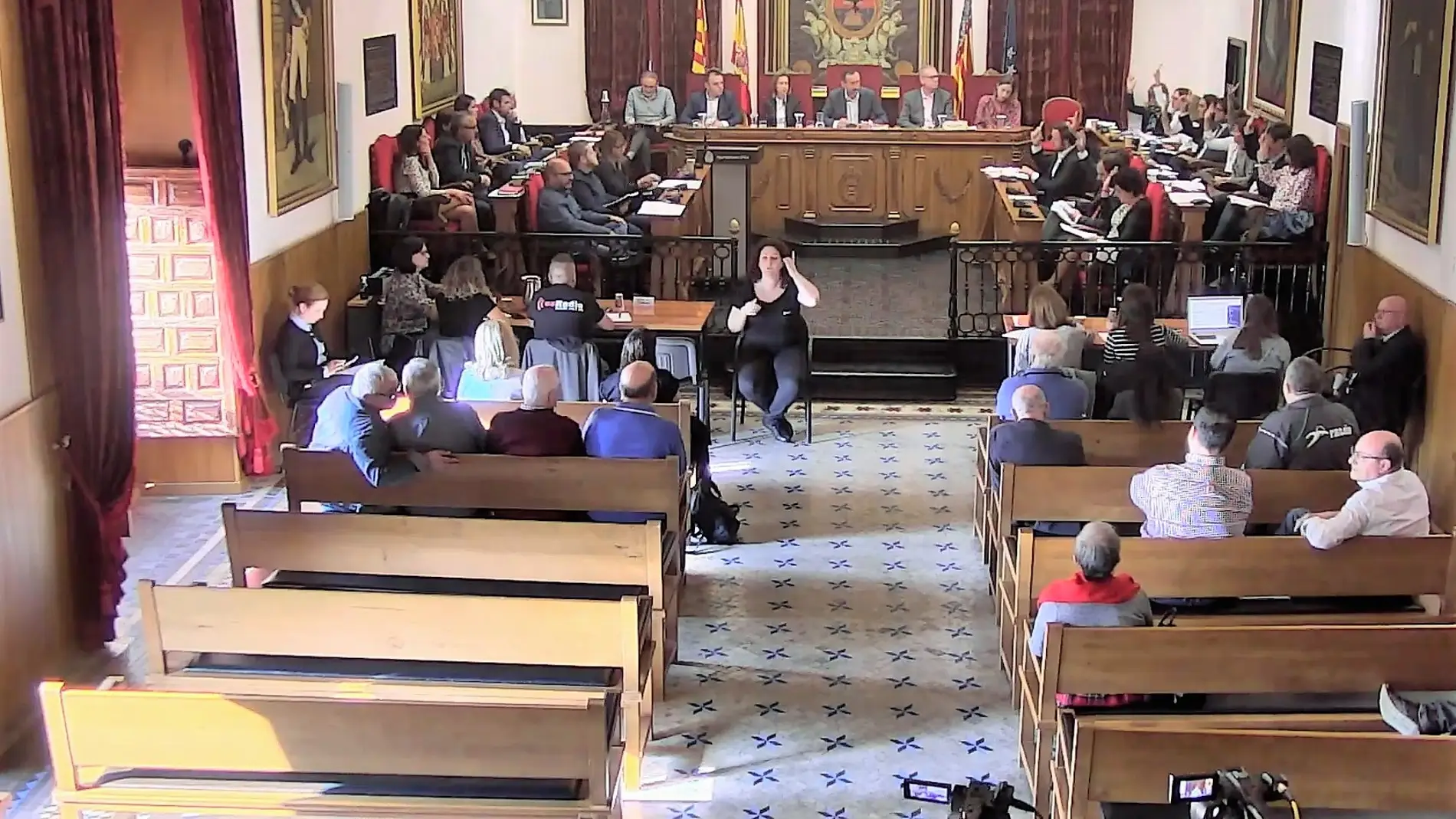 Pleno municipal del mes de octubre en Elche.