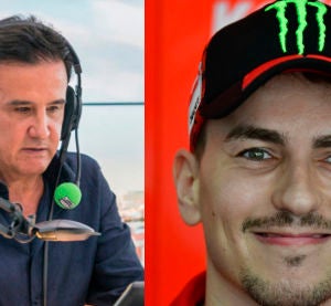 De la Morena y Jorge Lorenzo De la Morena y Jorge Lorenzo