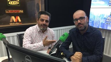 Jalis de la Serna y Borja Terán, en los estudios de Onda Cero.