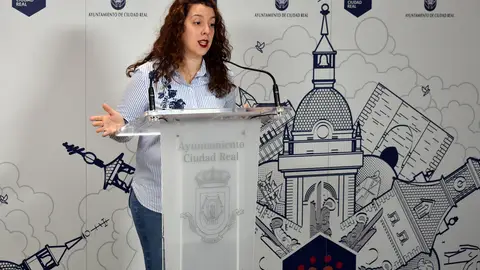 Sara Martínez, portavoz del equipo de Gobierno del Ayuntamiento de Ciudad Real Sara Martínez, portavoz del equipo de Gobierno del Ayuntamiento de Ciudad Real