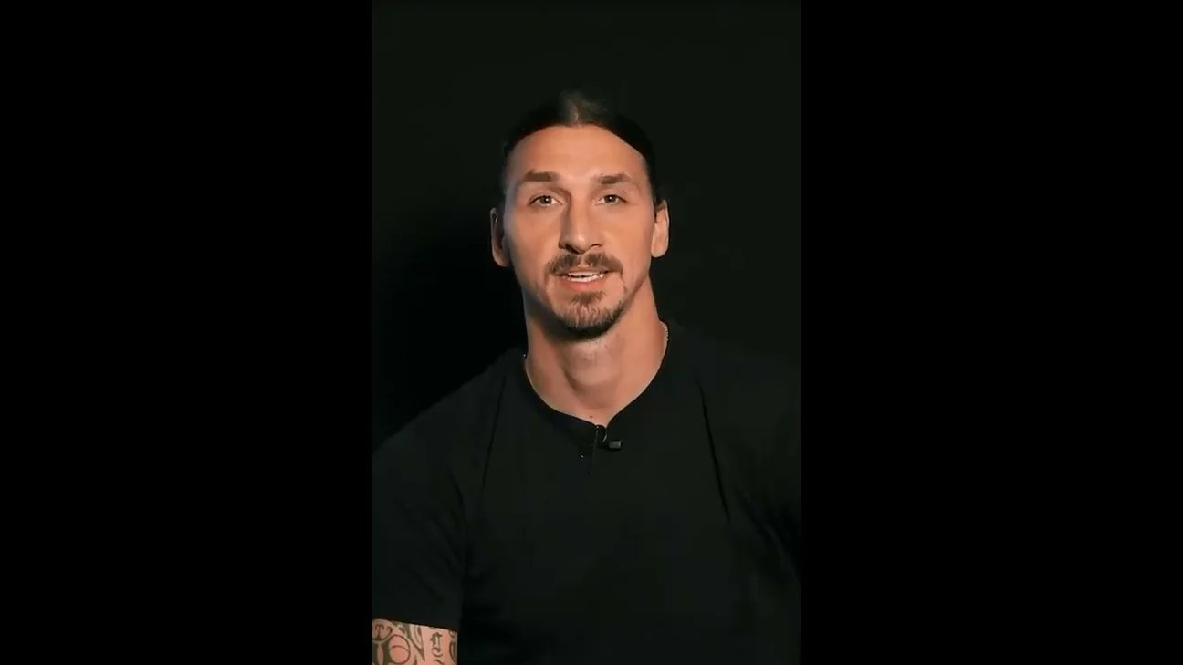 Ibrahimovic en el vídeo publicado en su Instagram Ibrahimovic en el vídeo publicado en su Instagram