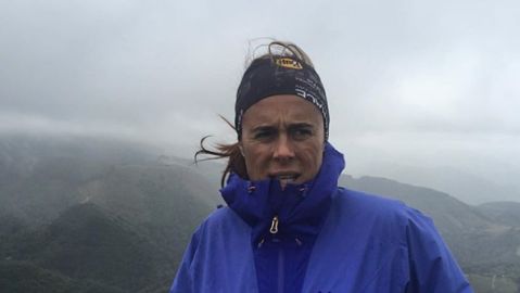 La alpinista Edurne Pasaban