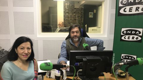 Aurea Soto en los estudios de Onda Cero