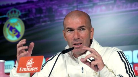 Zidane en la rueda de prensa previa al partido ante el Legan&eacute;s