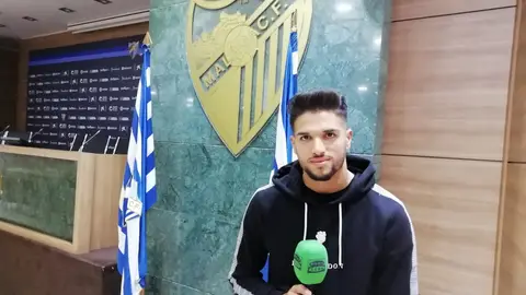 Antoñín, jugador del Málaga CF Antoñín, jugador del Málaga CF