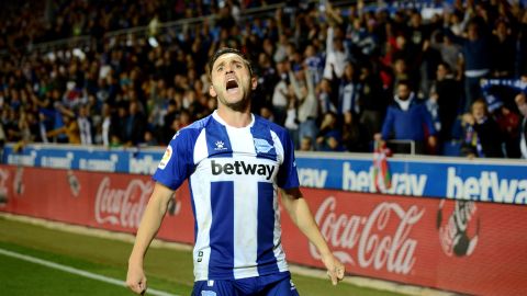 El delantero del Alav&eacute;s, Lucas P&eacute;rez. 