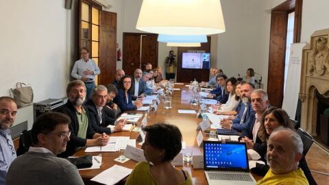 Diferentes sectores de turismo reunidos en la Comisi&oacute;n del Impuesto de turismo sostenible