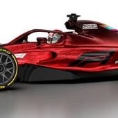 Boceto del nuevo coche de F1 en 2021 Boceto del nuevo coche de F1 en 2021