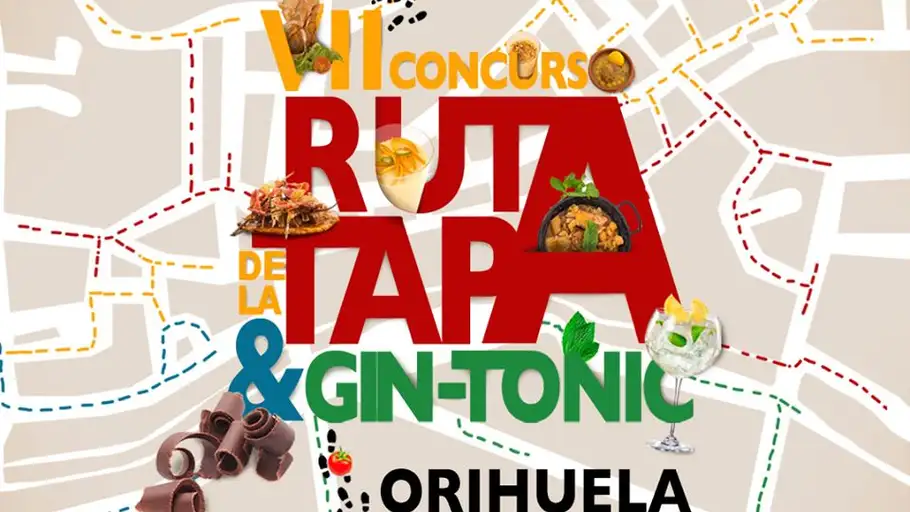 VII Ruta de la Tapa & Gin Tonic de Orihuela Del 31 de Octubre al 3 de Noviembre