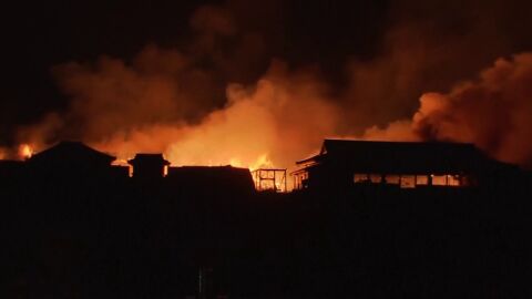 Un incendio destruye el hist&oacute;rico castillo Shuri en Jap&oacute;n