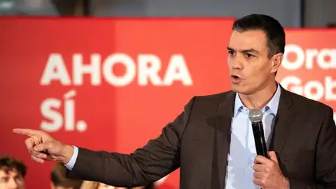 Pedro Sánchez en un mitin (Archivo) Pedro Sánchez en un mitin (Archivo)