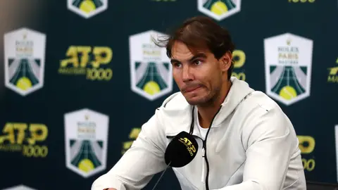 Rafa Nadal, en rueda de prensa Rafa Nadal, en rueda de prensa