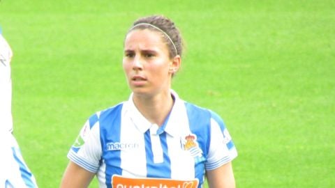 La jugadora de la Real Sociedad, Maddi Torre. 