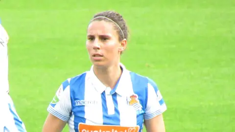 La jugadora de la Real Sociedad, Maddi Torre. La jugadora de la Real Sociedad, Maddi Torre.