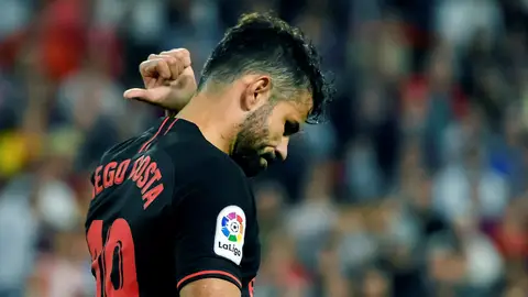 Diego Costa, cabizbajo Diego Costa, cabizbajo