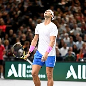 Rafa Nadal se lamenta tras una jugada Rafa Nadal se lamenta tras una jugada