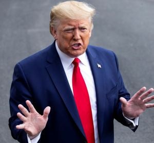 Trump en una imagen de archivo Trump en una imagen de archivo