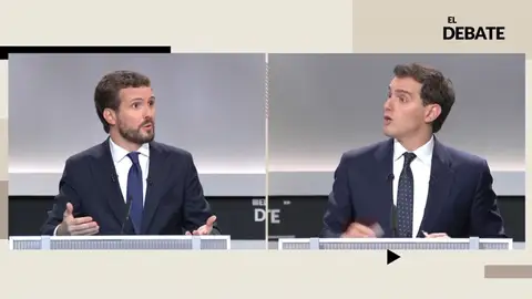 Casado responde a Rivera: "A mí usted de corrupción no me da lecciones" Casado responde a Rivera: "A mí usted de corrupción no me da lecciones"