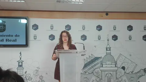 Sara Martínez, portavoz del equipo de Gobierno del Ayuntamiento de Ciudad Real Sara Martínez, portavoz del equipo de Gobierno del Ayuntamiento de Ciudad Real