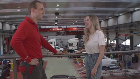 Laia Oli visita a Benjam&iacute;n Mart&iacute;n en CESVIMAP