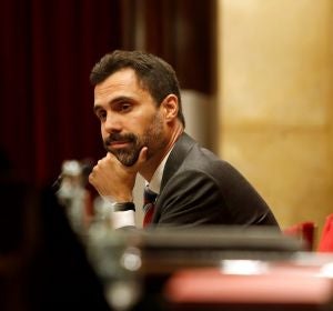 El presidente de la Cámara catalana, Roger Torrent El presidente de la Cámara catalana, Roger Torrent