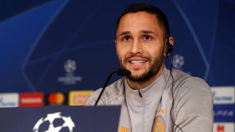 El delantero del Galatasaray, Florin Andone. 