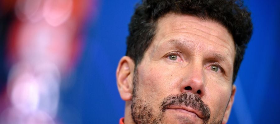 Simeone, en rueda de prensa Simeone, en rueda de prensa