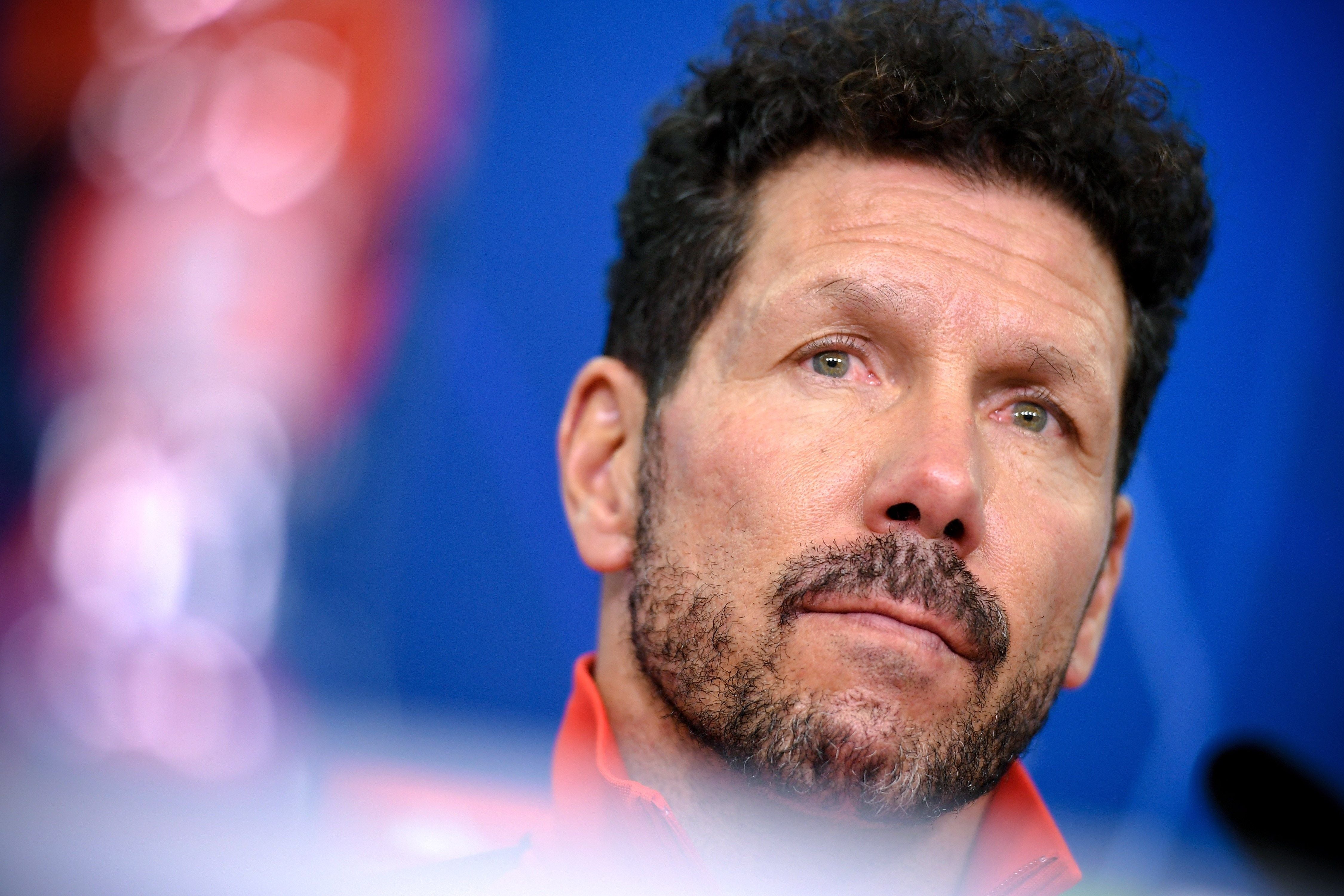 Simeone "Creer en mis jugadores es lo que me hace ser optimista y tener energía Simeone "Creer en mis jugadores es lo que me hace ser optimista y tener energía