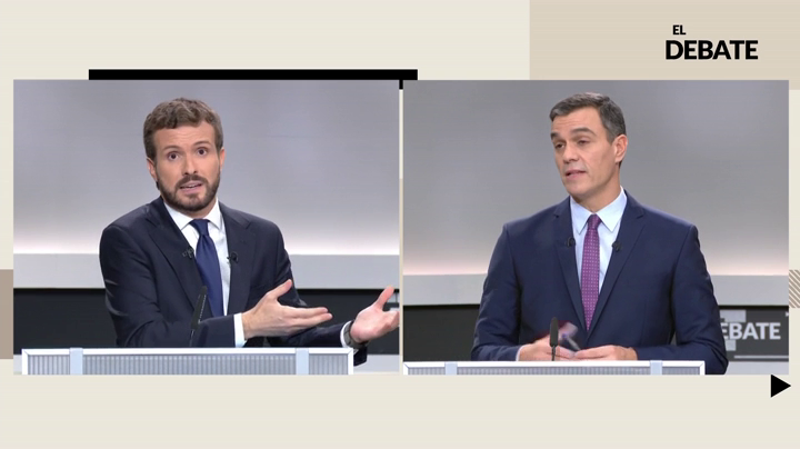 Los silencios de Sánchez cuando Casado y Rivera le preguntan por un hipotético "pacto con los independentistas": "Quien calla otorga" Los silencios de Sánchez cuando Casado y Rivera le preguntan por un hipotético "pacto con los independentistas": "Quien calla otorga"