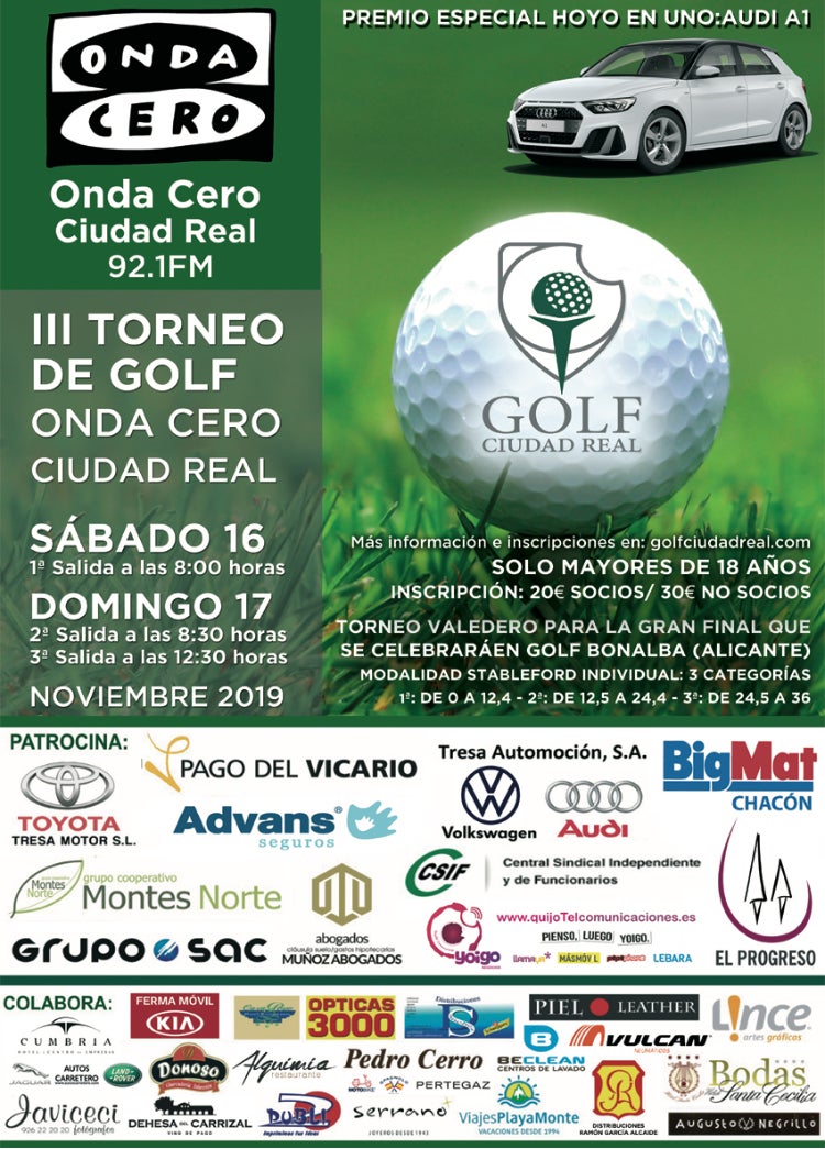 III Torneo Golf Onda Cero Ciudad Real III Torneo Golf Onda Cero Ciudad Real